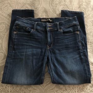 Express Jeans- Cropped Leggings- Mia- Mid-Rise